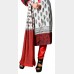 Neela’s classic Kameez and shalwar in soft CVC fabric with soft Georgette Dupatta